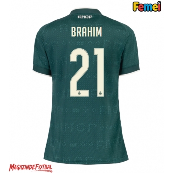 Real Madrid Brahim Diaz #21 Tricou Fotbal Replică 2026-27 Femei Deplasare
